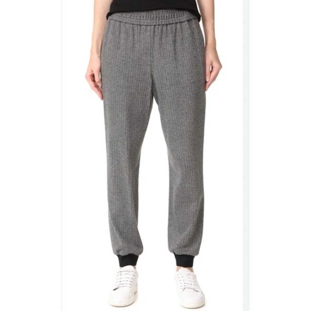 NWOTAlice + Olivia Pete Smocked Joggers Pull-on Charcoal PANTS Sz XS